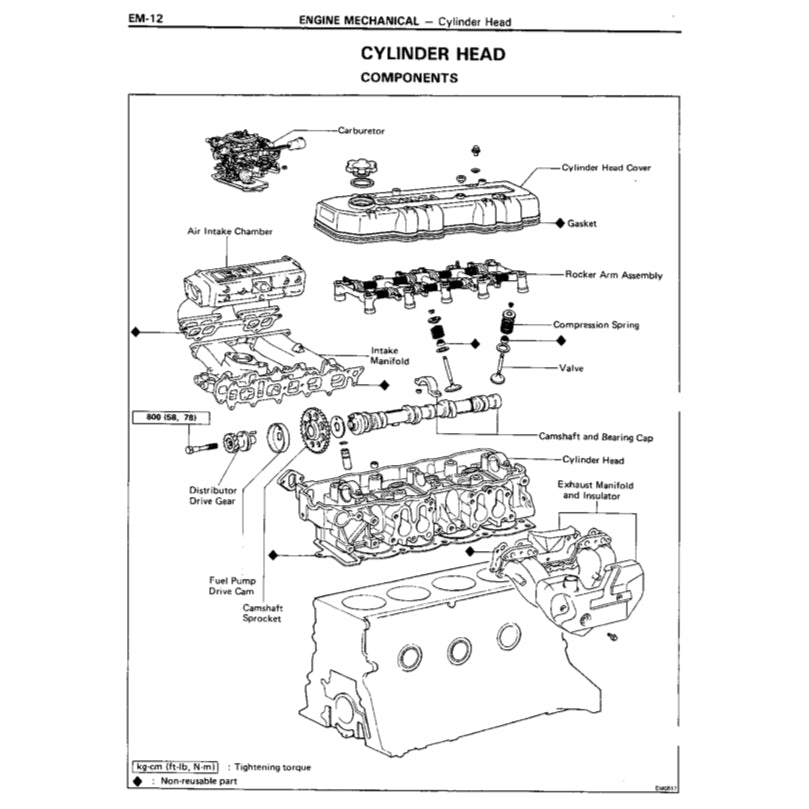 TOYOTA 4RUNNER N60 (1984-1989) SERVICE WORKSHOP MANUAL