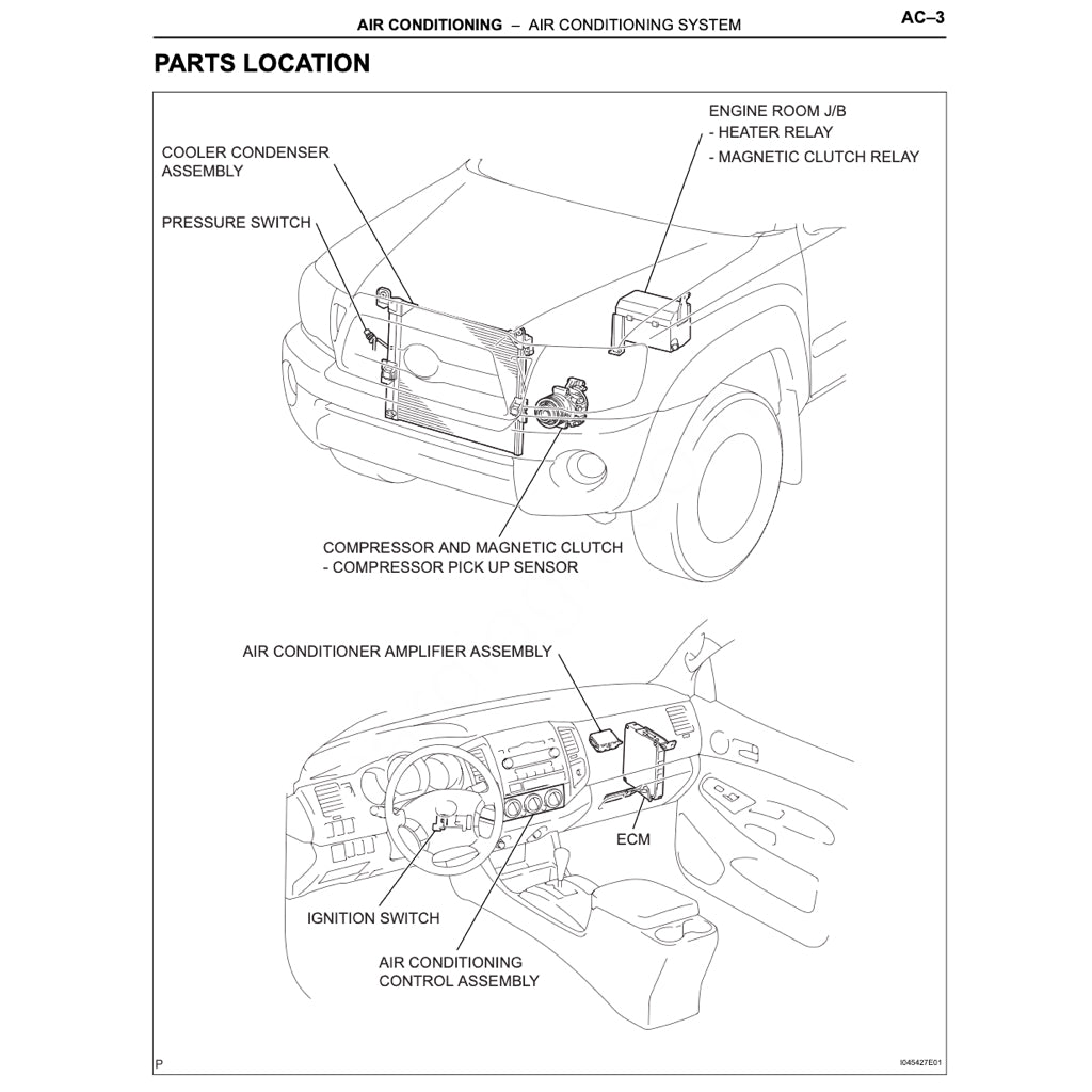 TOYOTA TACOMA N220-N270 (2004-2015) SERVICE WORKSHOP MANUAL