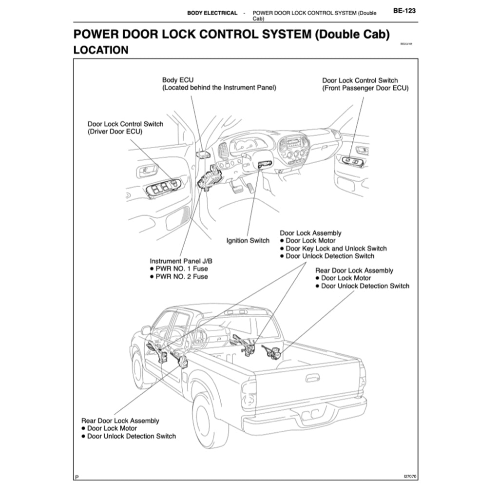 TOYOTA TUNDRA GSK30/UCK30/40 (2005-2006) SERVICE WORKSHOP MANUAL