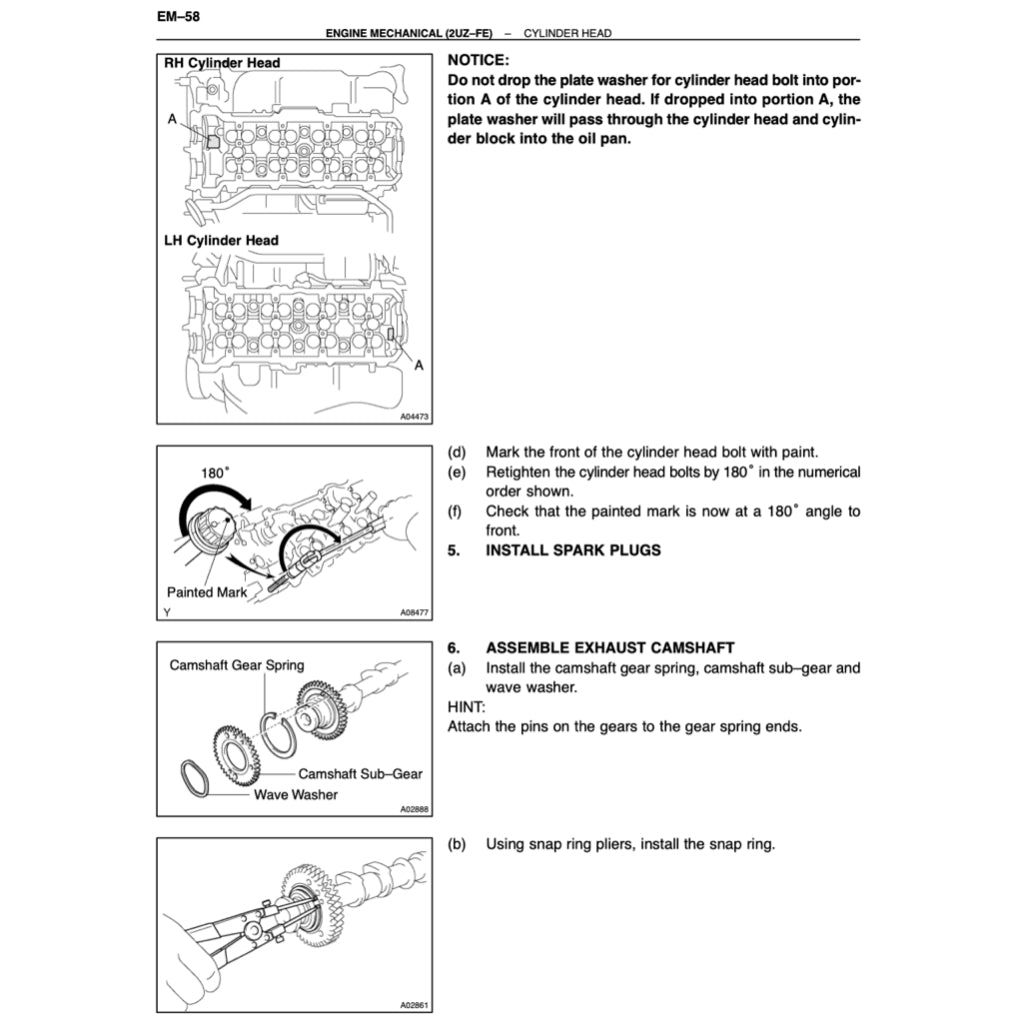 TOYOTA TUNDRA VCK30/40 (2000-2004) SERVICE WORKSHOP MANUAL