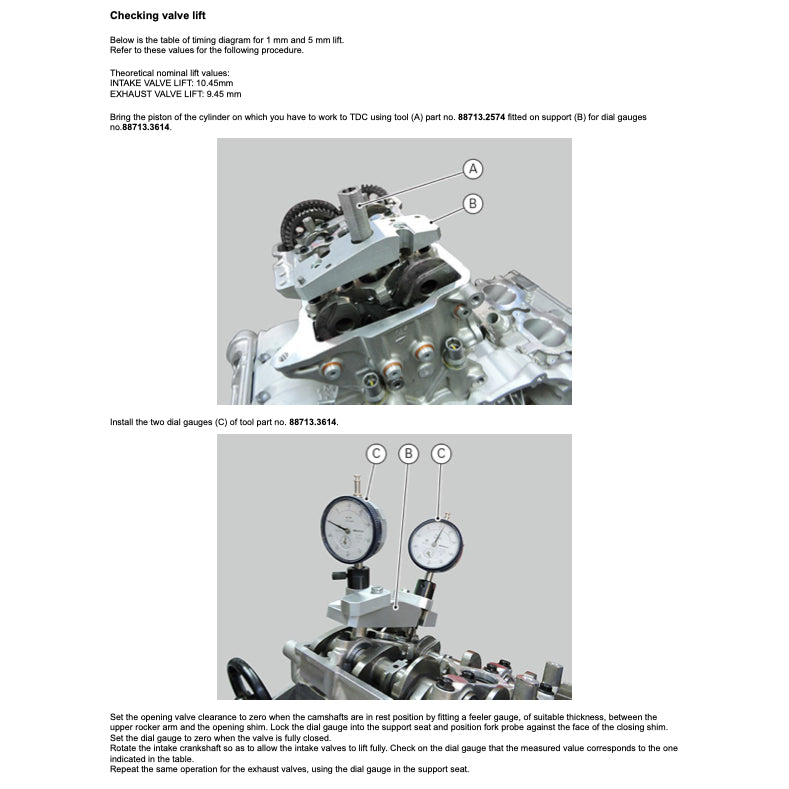 DUCATI PANIGALE V4S (2018+) SERVICE WORKSHOP MANUAL