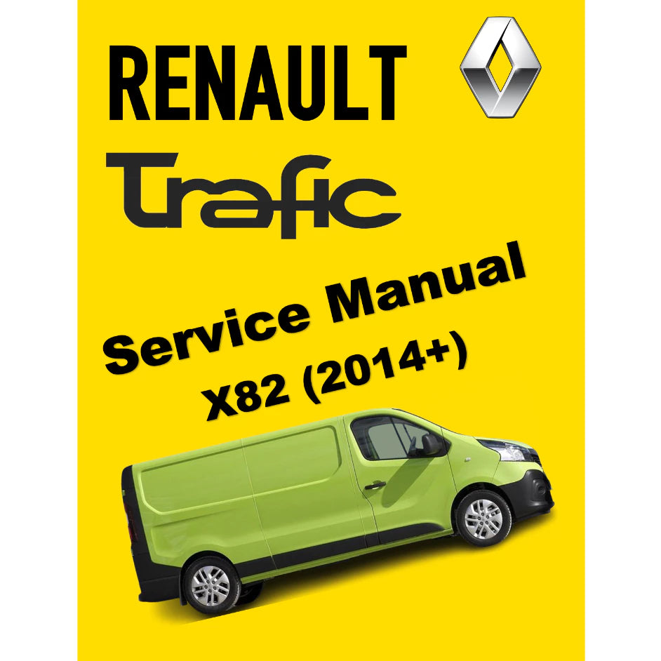 RENAULT TRAFIC 3 X82 (2014+) SERVICE WORKSHOP MANUAL