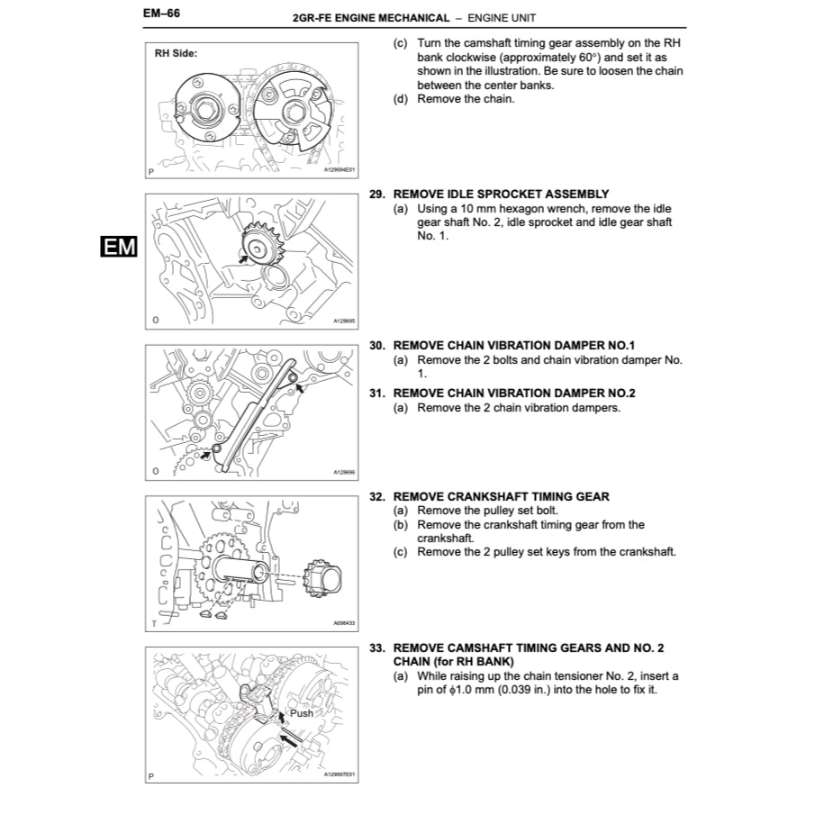 TOYOTA AVALON GSX30 (2005-2012) SERVICE WORKSHOP MANUAL