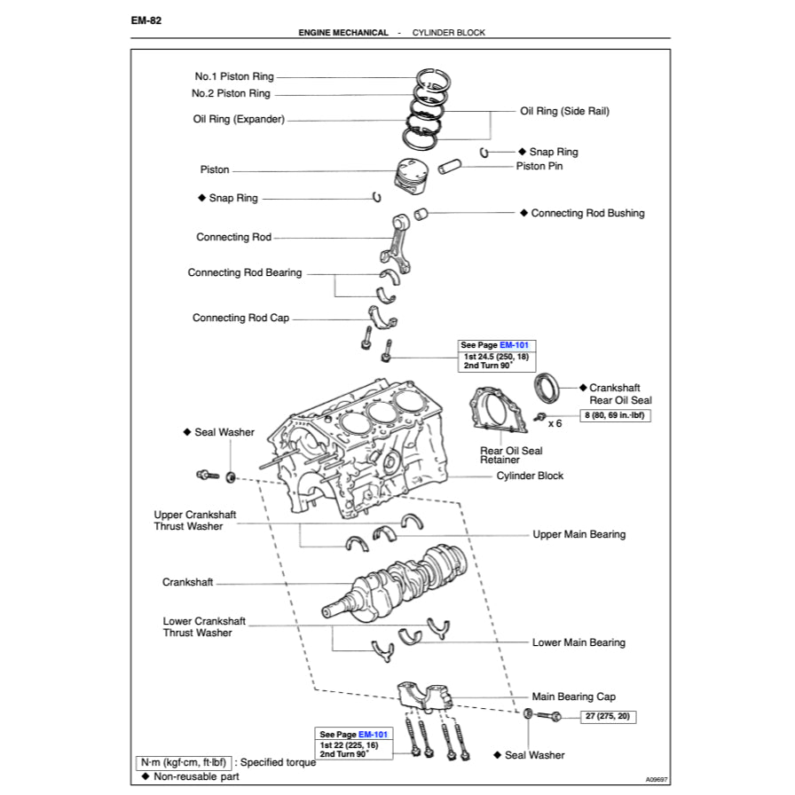 TOYOTA AVALON GSX20 (1999-2004) SERVICE WORKSHOP MANUAL