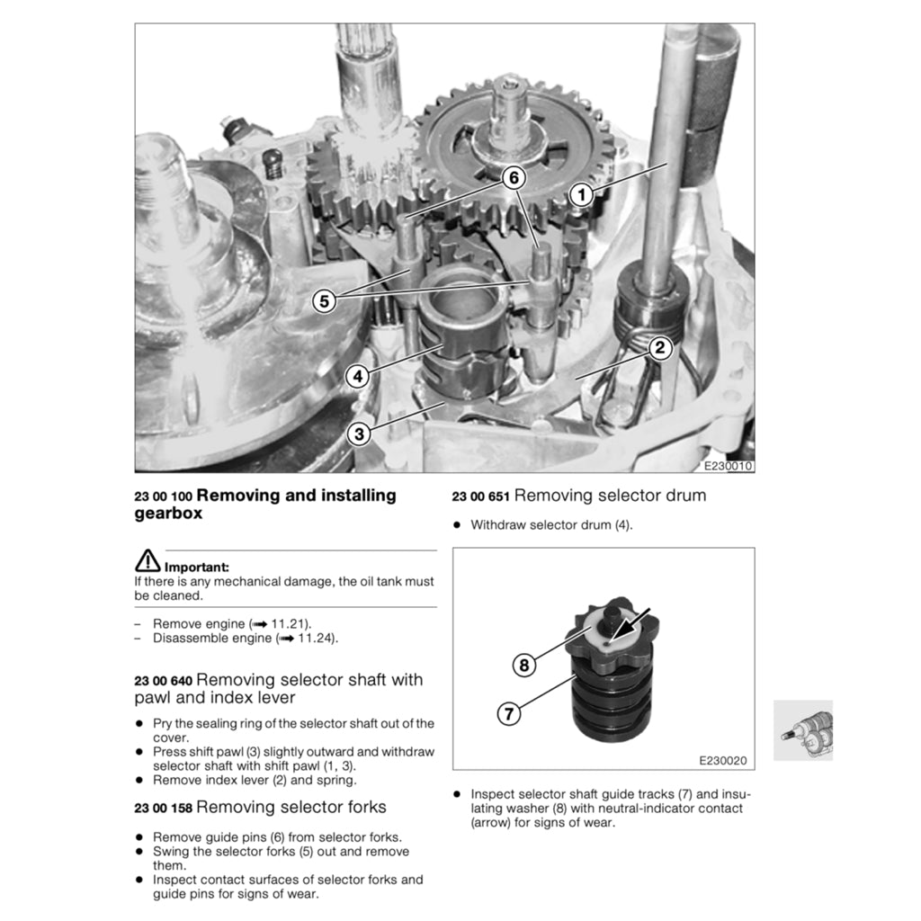 BMW F650GS / DAKAR (2000-2007) SERVICE WORKSHOP MANUAL + RIDER'S MANUAL