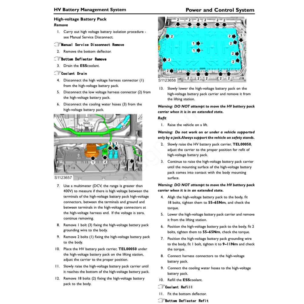 MG MARVEL R EV (2020+) SERVICE WORKSHOP MANUAL