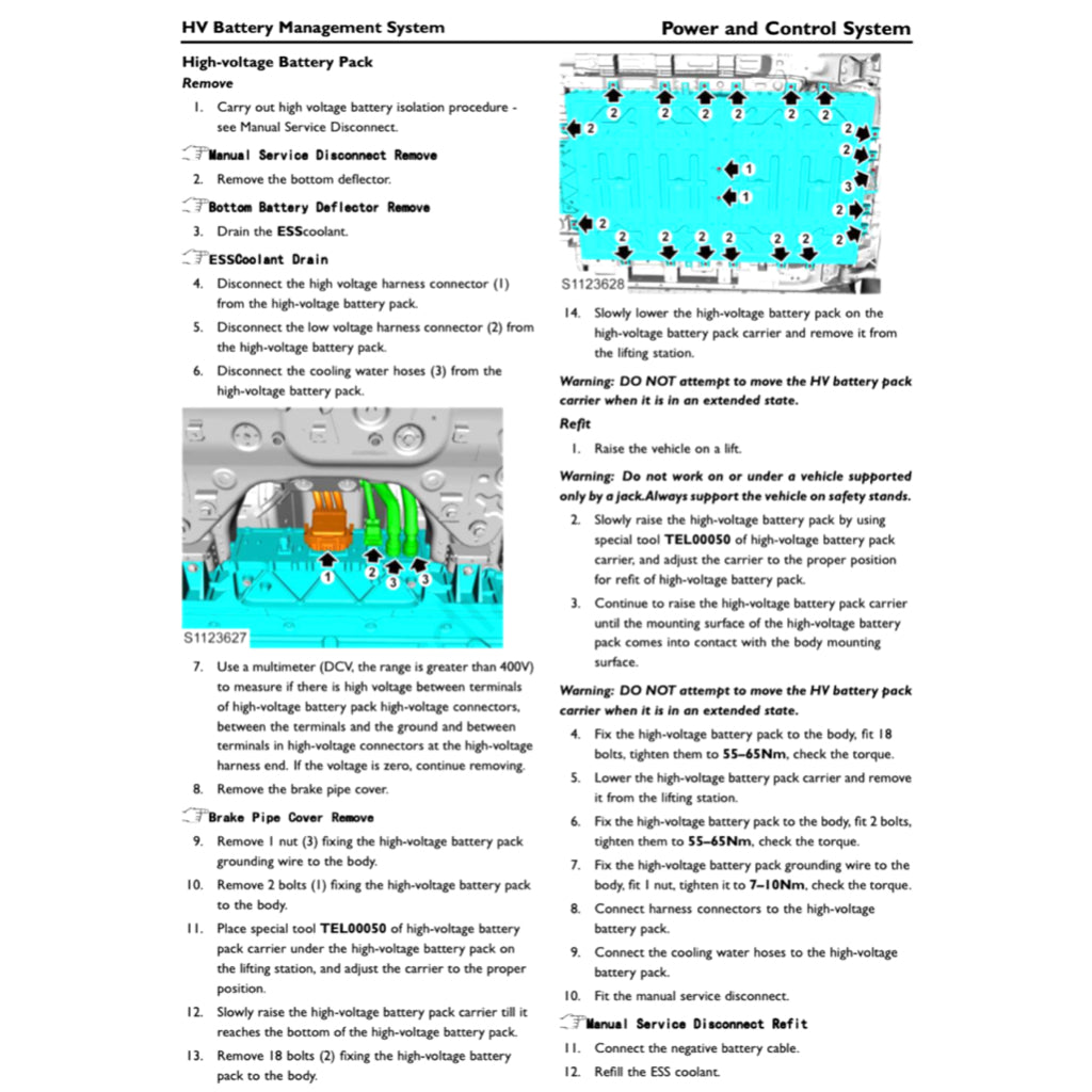MG5 EV EP22 (2020-2025) SERVICE WORKSHOP MANUAL