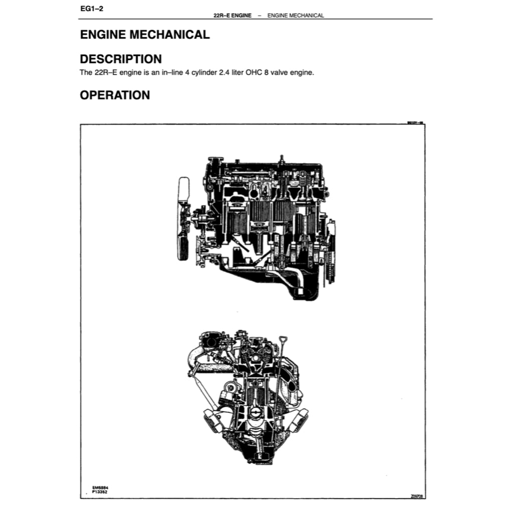 TOYOTA 4RUNNER N120/N130 (1990-1995) SERVICE WORKSHOP MANUAL