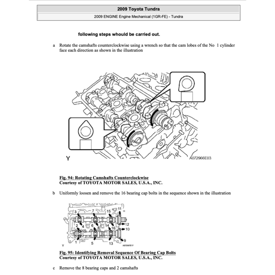 TOYOTA TUNDRA XK50 (2007-2013) SERVICE WORKSHOP MANUAL
