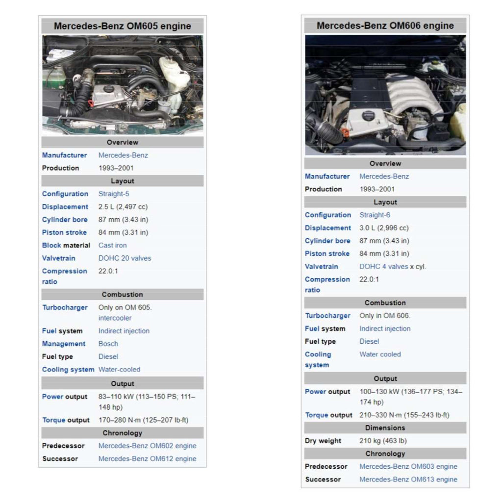 MERCEDES-BENZ ENGINE OM605 OM606 SERVICE REPAIR MANUAL