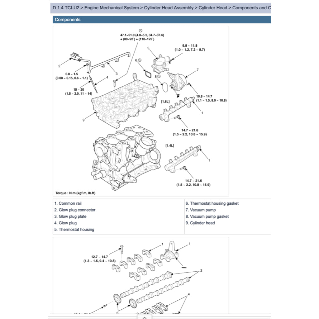 KIA VENGA YN (2009-2019) ONLINE SERVICE WORKSHOP MANUAL