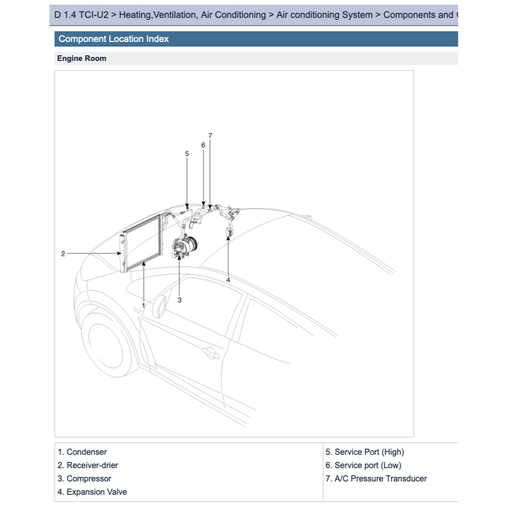 KIA VENGA YN (2009-2019) ONLINE SERVICE WORKSHOP MANUAL