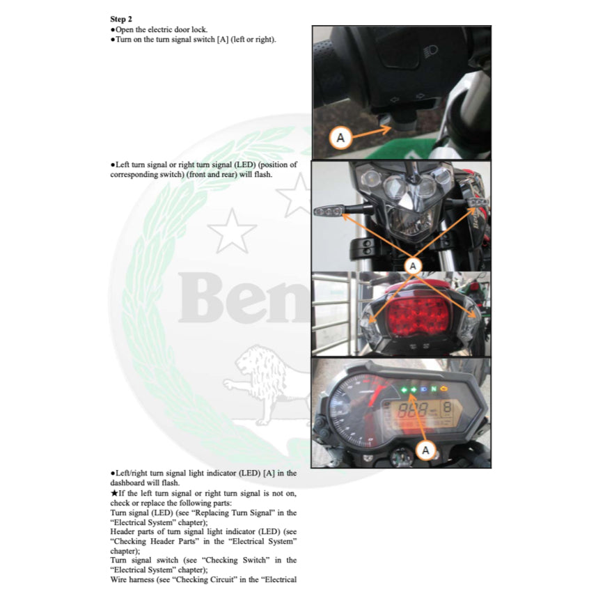 BENELLI TNT 135i (2017-2020) SERVICE WORKSHOP MANUAL + PARTS CATALOGUE + OWNER'S MANUAL