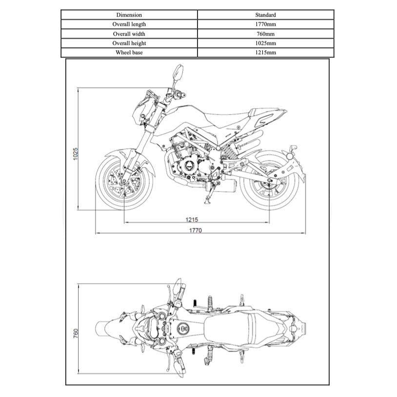 BENELLI TNT 135i (2017-2020) SERVICE WORKSHOP MANUAL + PARTS CATALOGUE + OWNER'S MANUAL