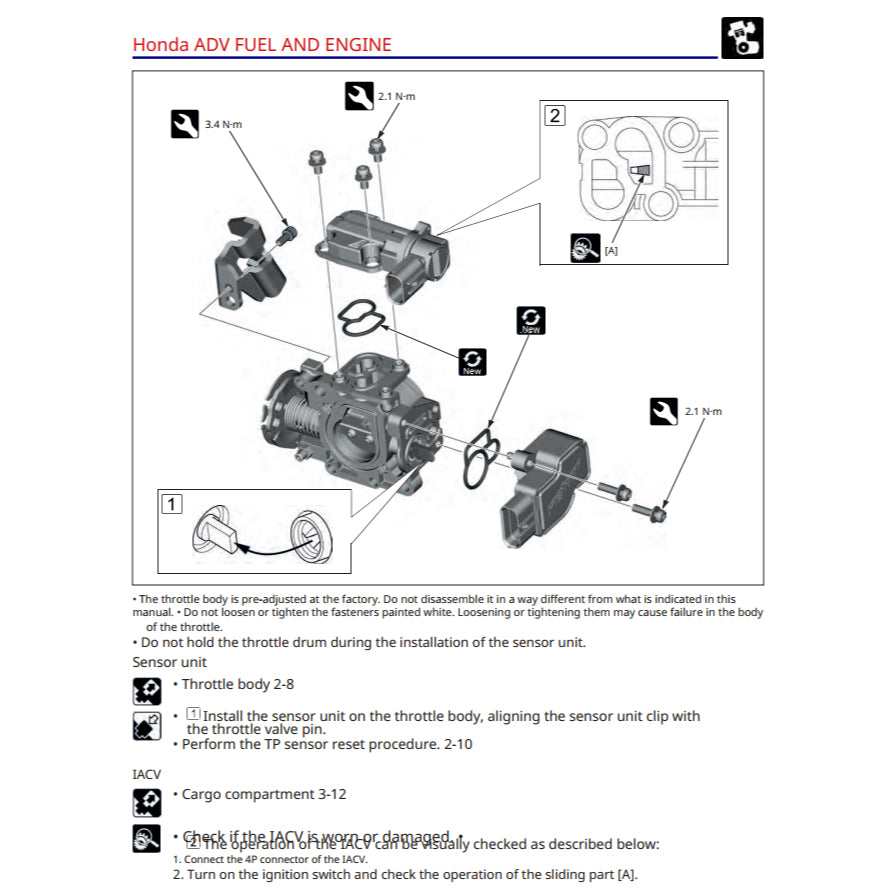 HONDA ADV150 ADV 150 (2020-2023) SERVICE WORKSHOP MANUAL + PARTS CATALOGUE + OWNER'S MANUAL
