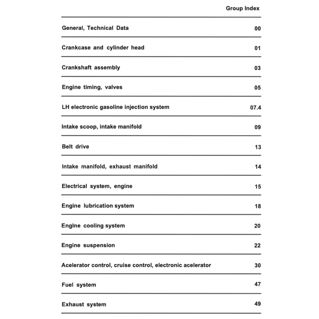 MERCEDES BENZ ENGINE M119 (1989-1999) SERVICE REPAIR MANUAL