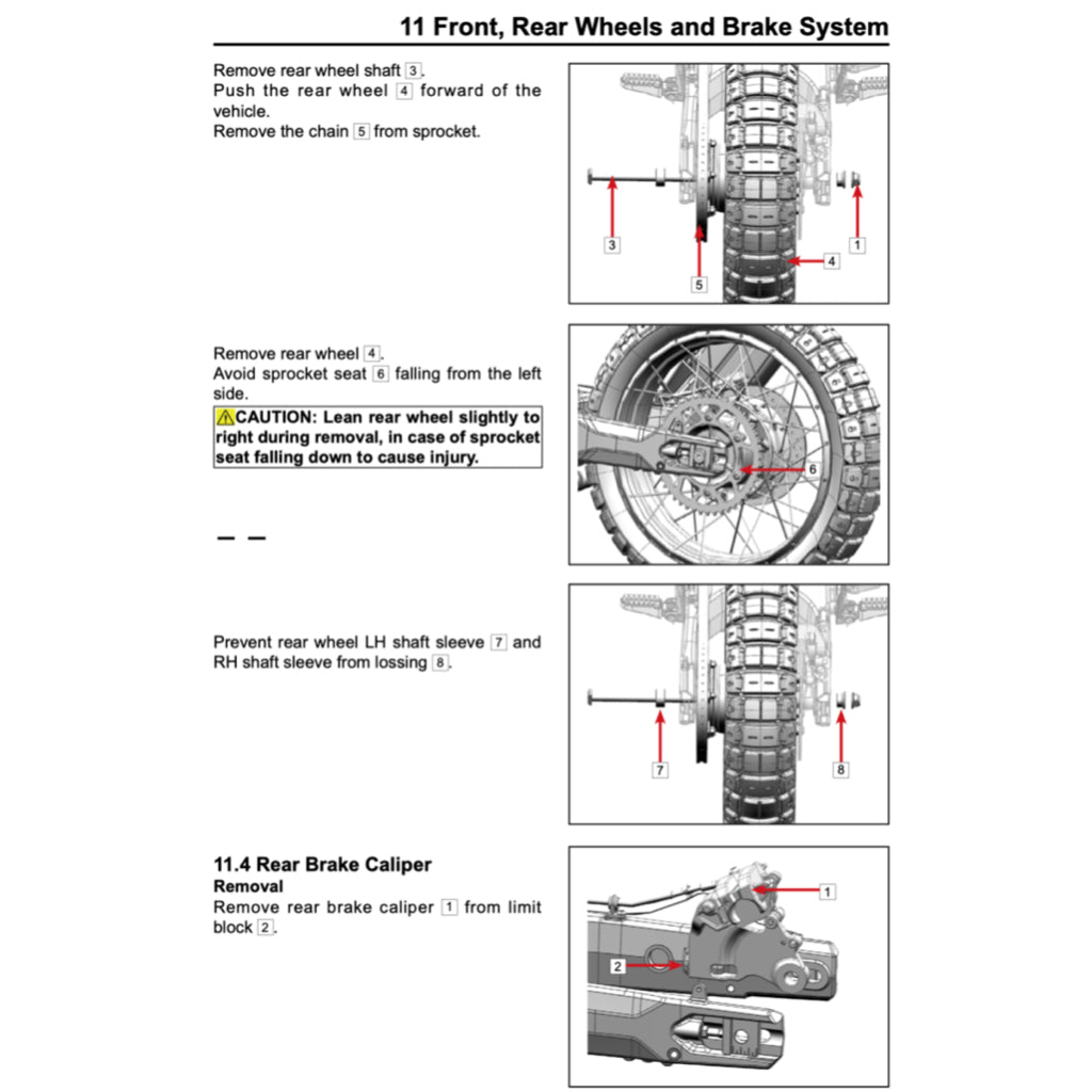 CFMOTO 450MT IBEX 450 (2024+) SERVICE WORKSHOP MANUAL + PARTS CATALOGUE + OWNER'S MANUAL