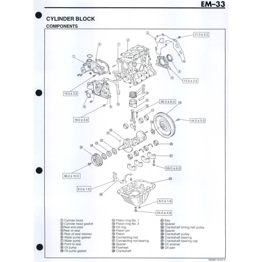DAIHATSU MOVE L900 (1998-2013) SERVICE WORKSHOP MANUAL