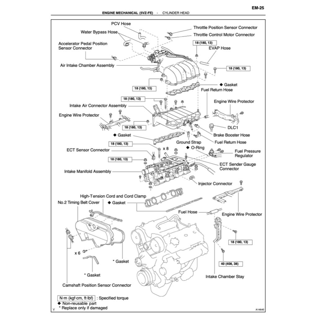 TOYOTA 4RUNNER N180 (1996-2002) SERVICE WORKSHOP MANUAL