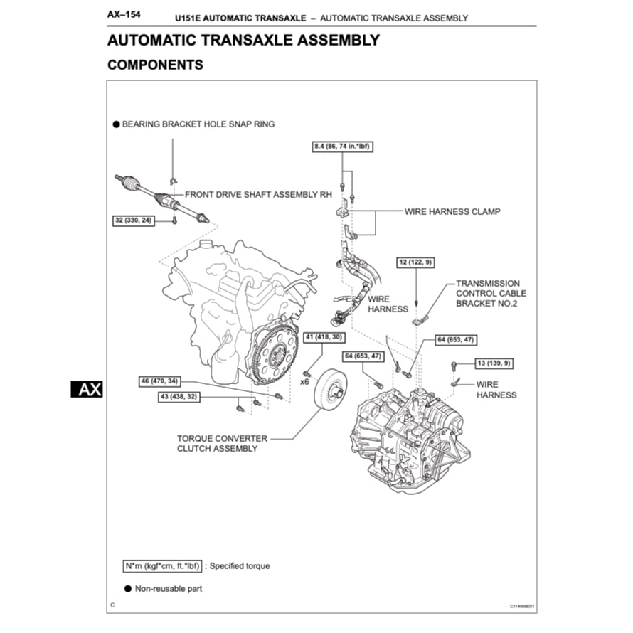 TOYOTA AVALON GSX30 (2005-2012) SERVICE WORKSHOP MANUAL
