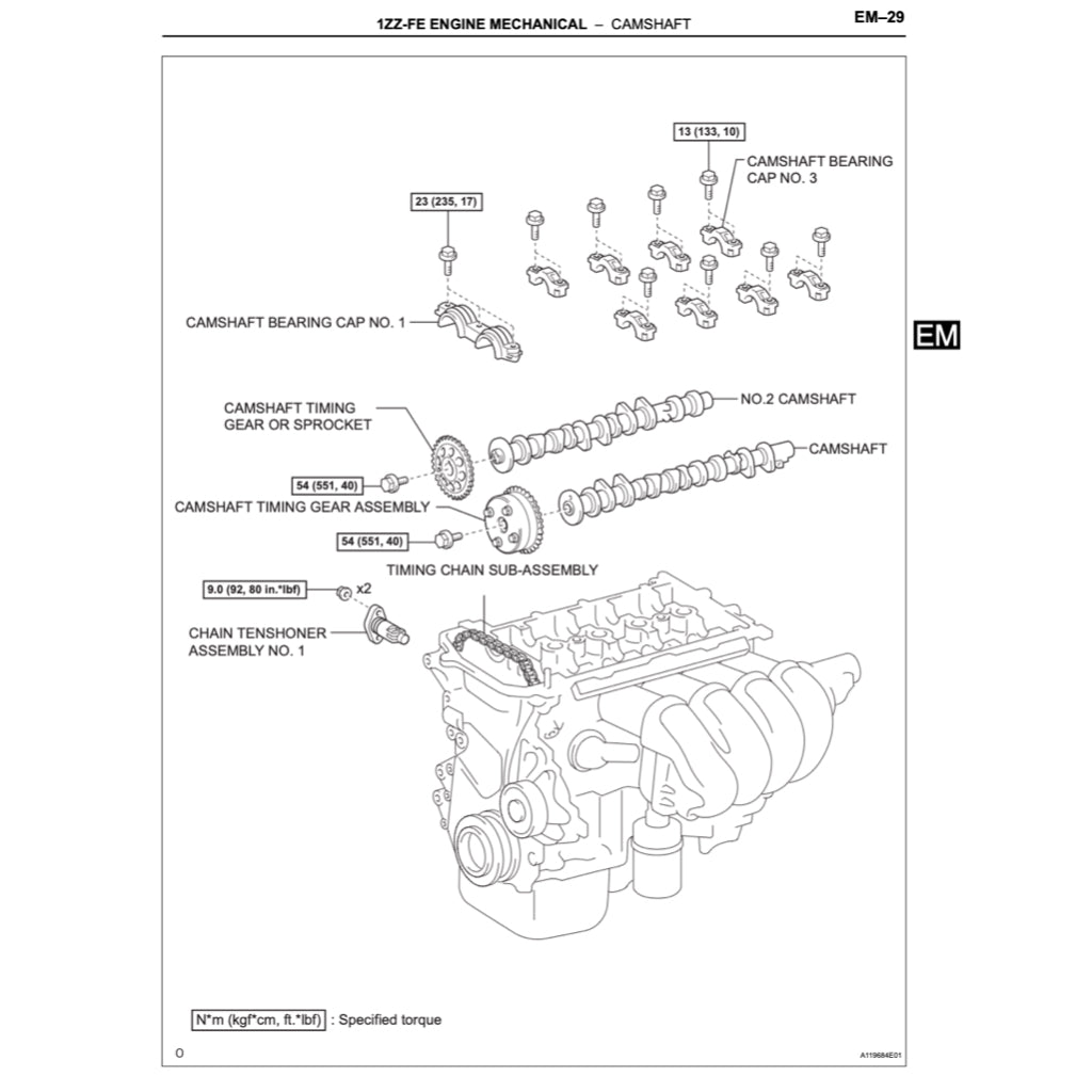 TOYOTA COROLLA MATRIX (2003-2008) SERVICE WORKSHOP MANUAL