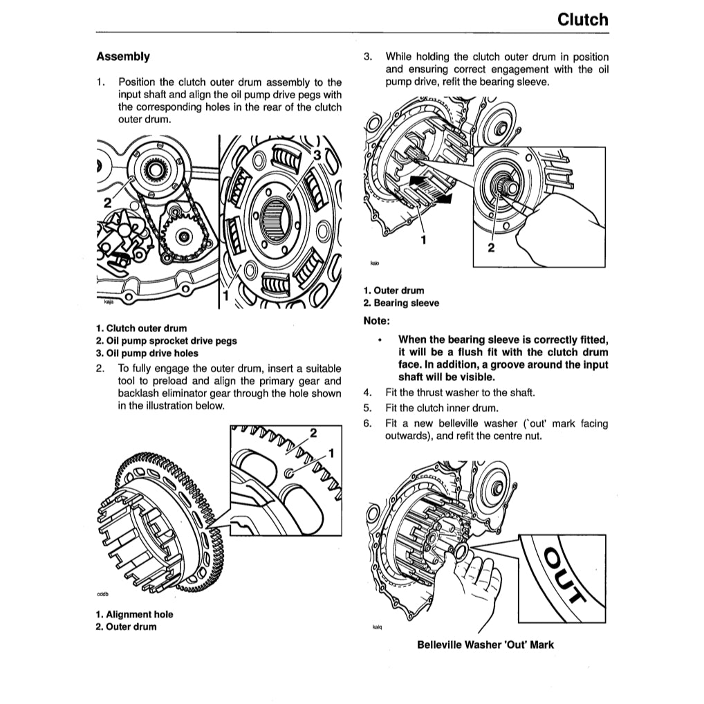TRIUMPH SPRINT ST (2005-2010) SERVICE WORKSHOP MANUAL + OWNER'S MANUAL