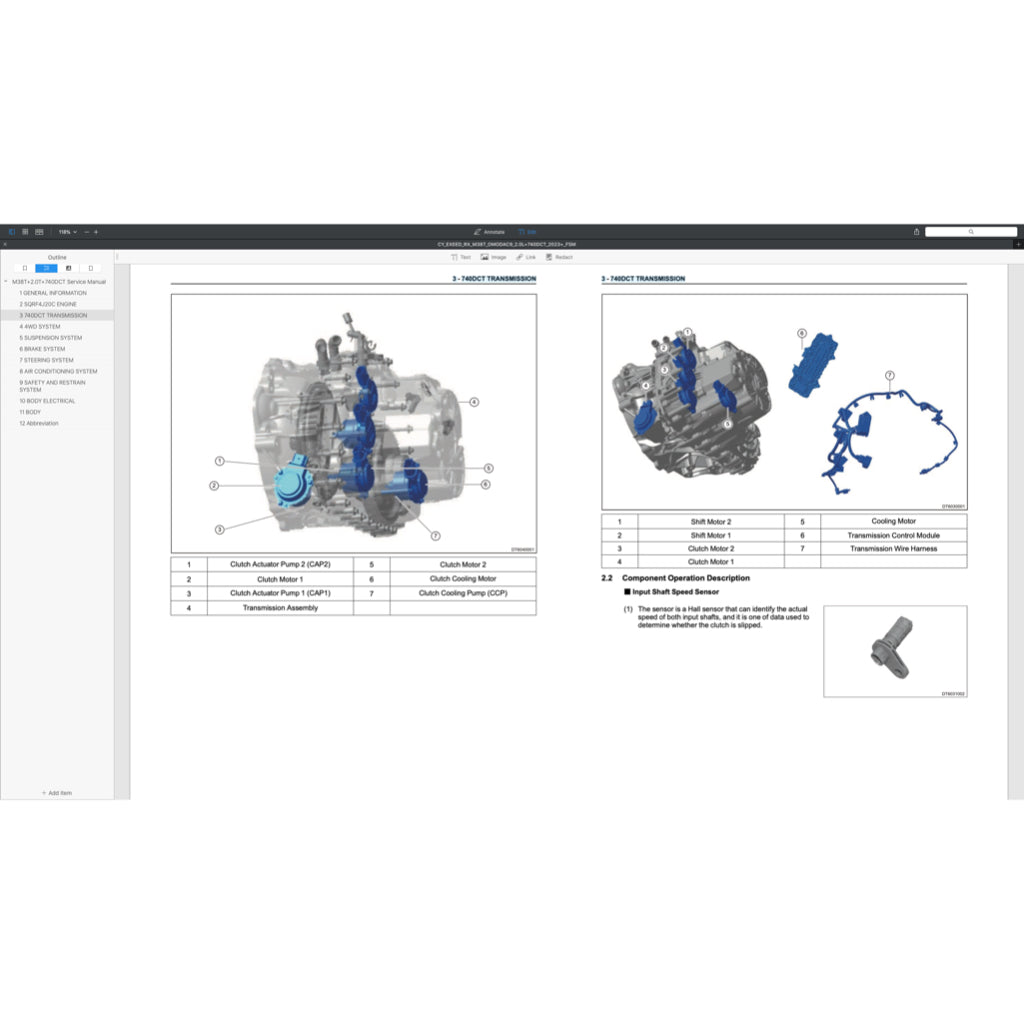 JAECOO OMODA C9 (2023+) SERVICE WORKSHOP MANUAL
