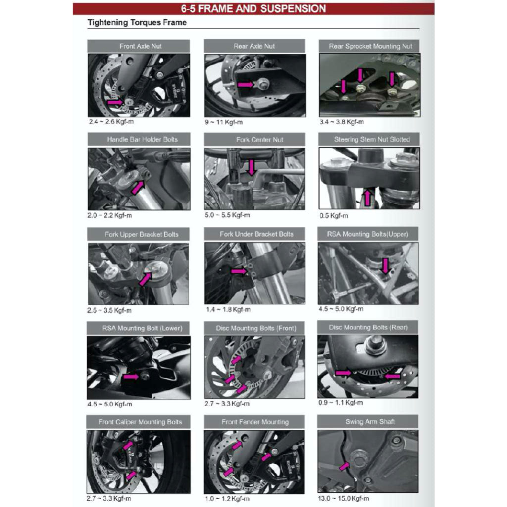 MODENAS DOMINAR 250 DM250 (2023+) SERVICE WORKSHOP MANUAL + PARTS CATALOGUE + OWNER'S MANUAL