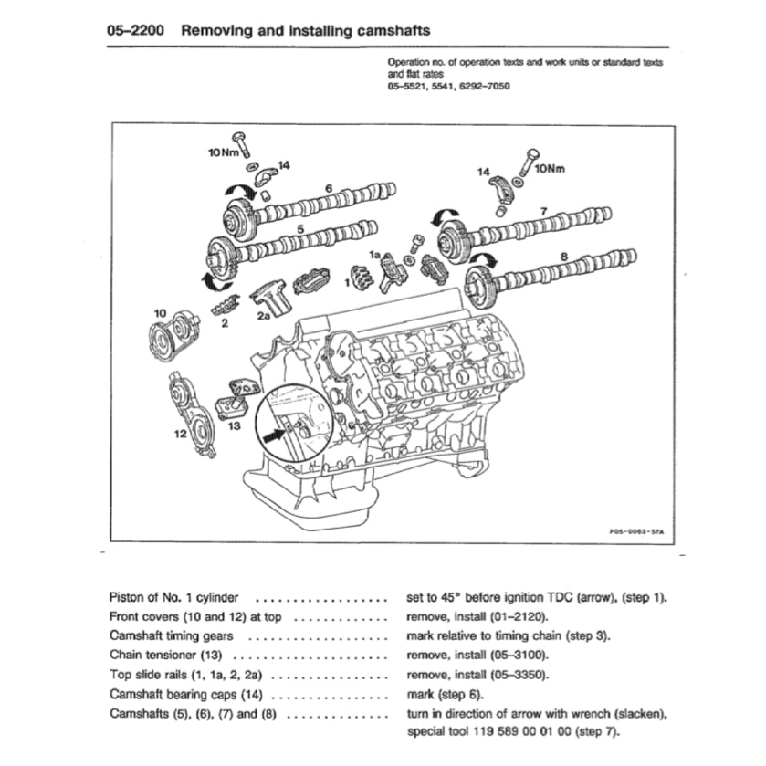 MERCEDES BENZ ENGINE M119 (1989-1999) SERVICE REPAIR MANUAL