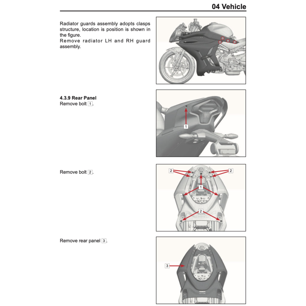 CFMOTO 450SRS / 450SS (2024+) SERVICE WORKSHOP MANUAL + OWNER'S MANUAL