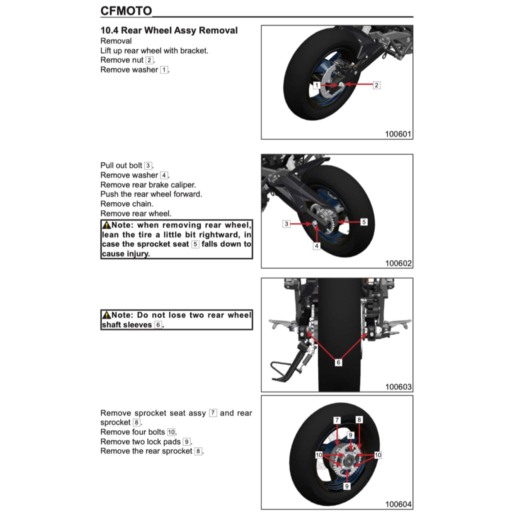 CFMOTO PAPIO II CF125-3 (2019-2023) SERVICE WORKSHOP MANUAL + OWNER'S MANUAL