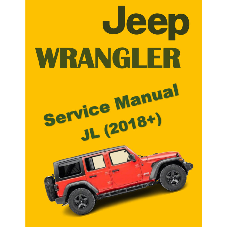 JEEP WRANGLER JL (2018+) SERVICE WORKSHOP MANUAL