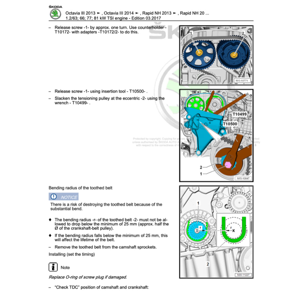 SKODA YETI 5L (2009-2017) SERVICE WORKSHOP MANUAL