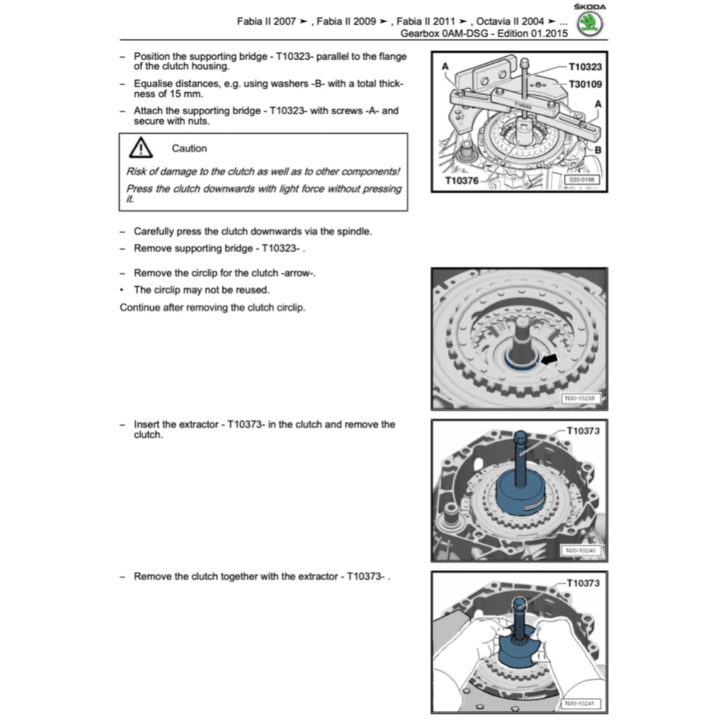 SKODA RAPID NH1/2/3 (2012-2020) SERVICE WORKSHOP MANUAL