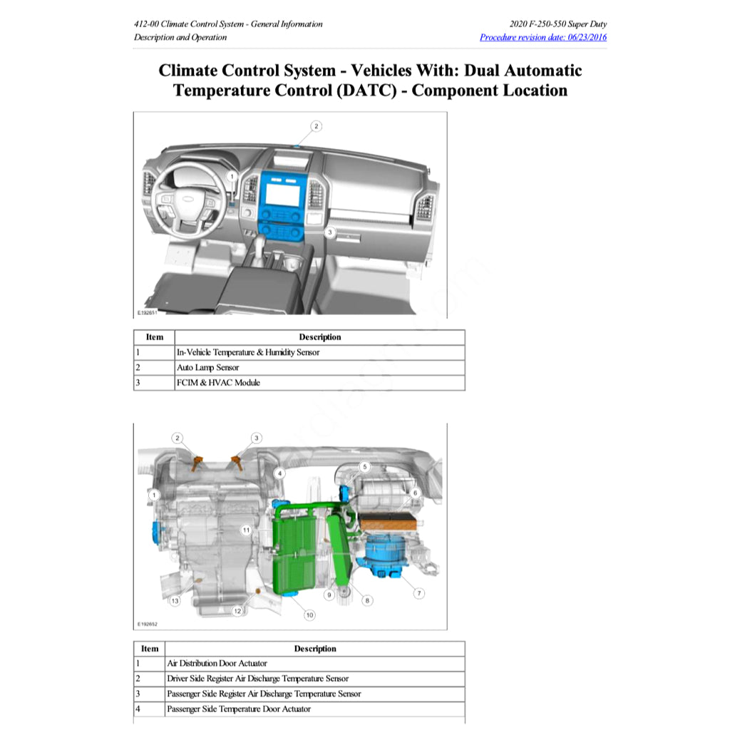 FORD F-250 F-350 SUPERDUTY P558 (2017-2022) SERVICE WORKSHOP MANUAL
