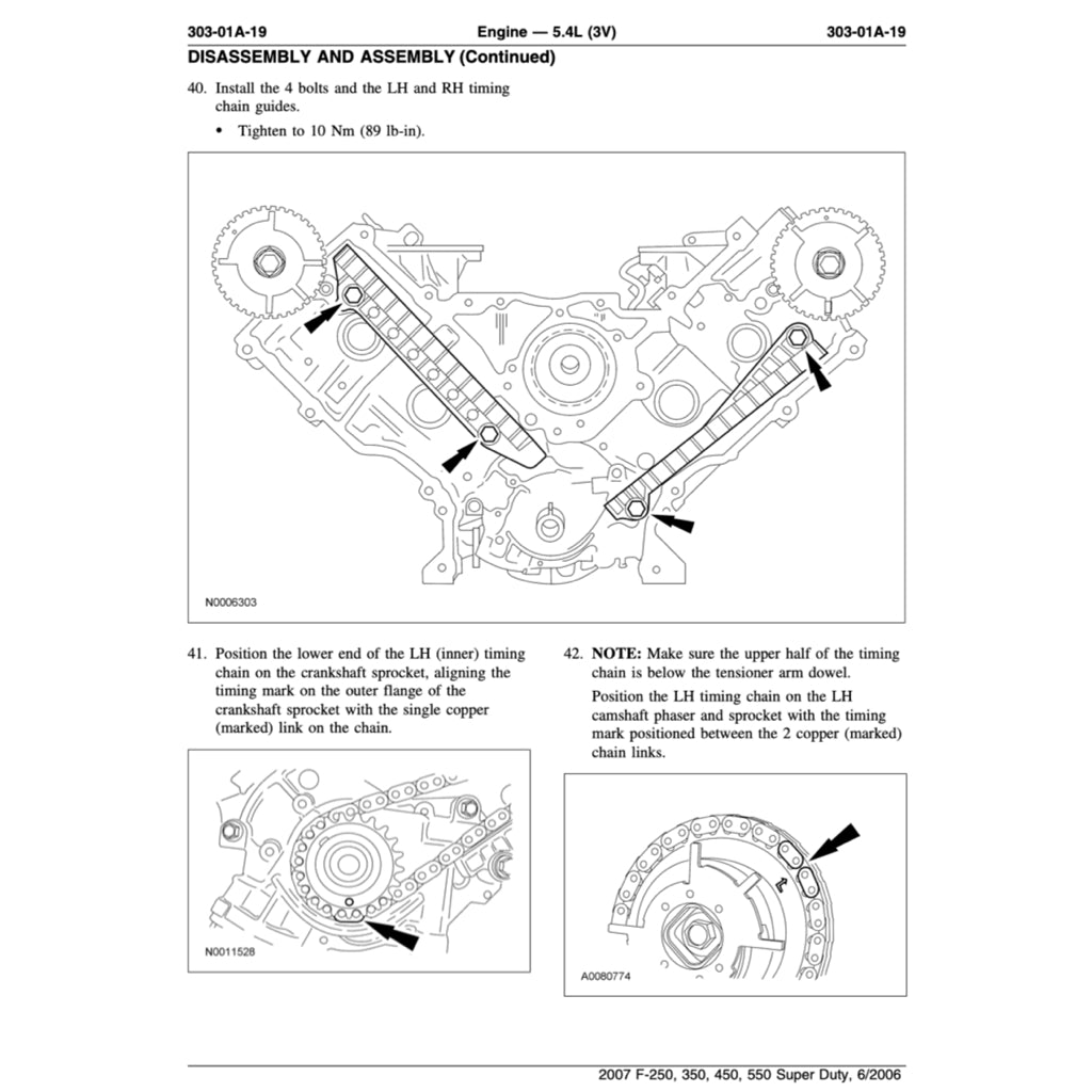 Ford F-250 F-350 F-450 F-550 SUPERDUTY P356 (2007-2010) SERVICE WORKSHOP MANUAL