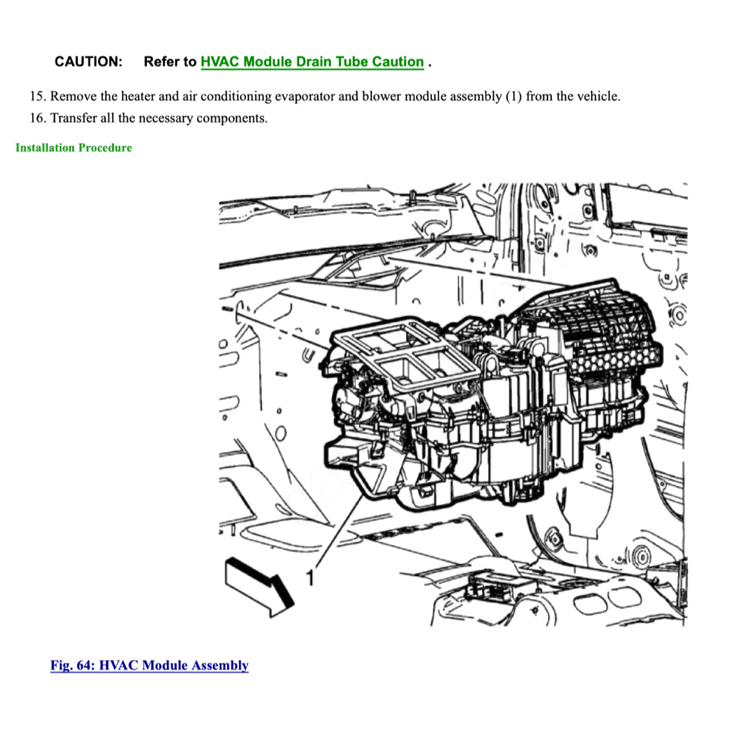 CADILLAC ESCALADE (2015-2020) SERVICE WORKSHOP MANUAL