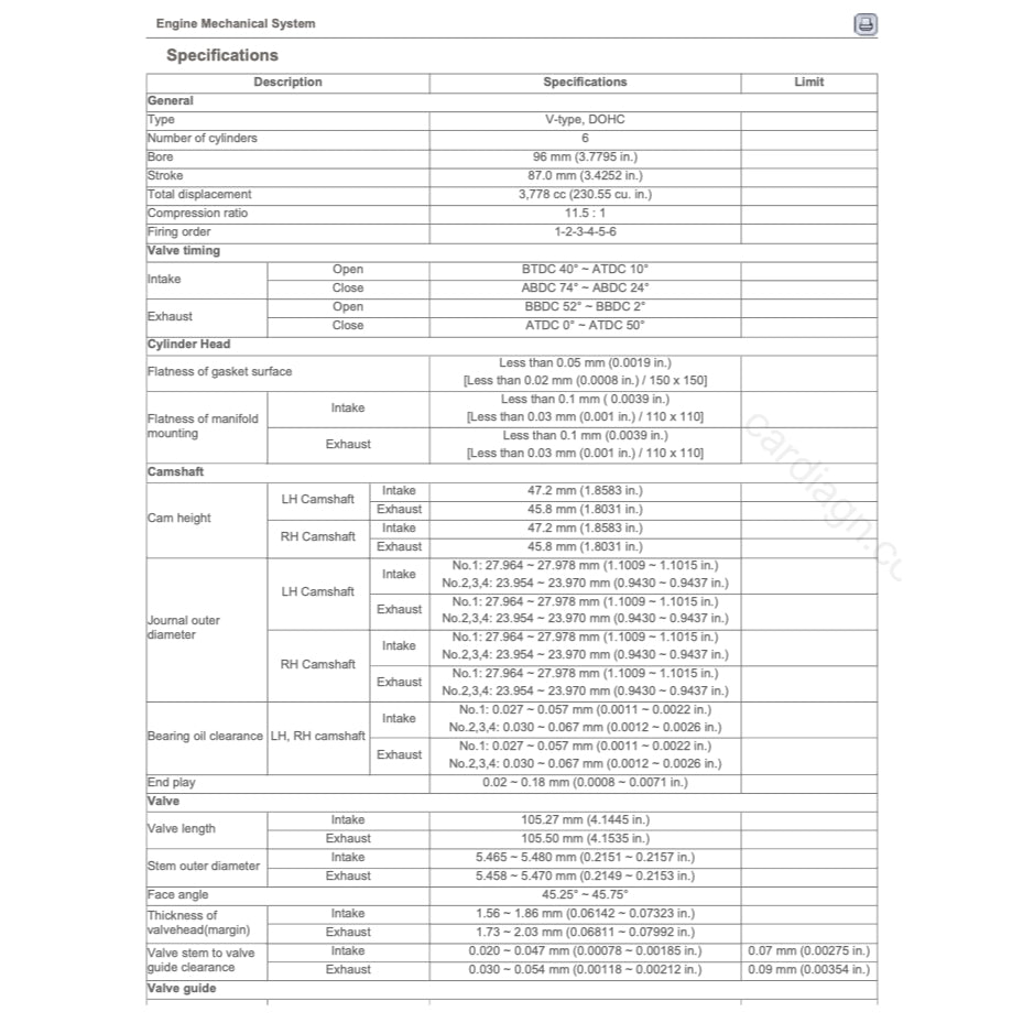 KIA QUORIS K9 KH (2012-2018) SERVICE WORKSHOP MANUAL