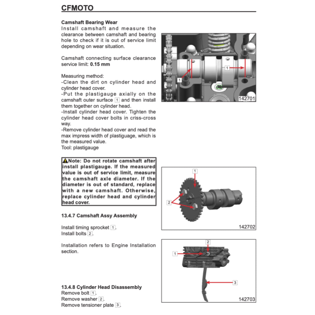 CFMOTO 150NK CF150-3A (2019-2023) SERVICE WORKSHOP MANUAL + PARTS CATALOGUE
