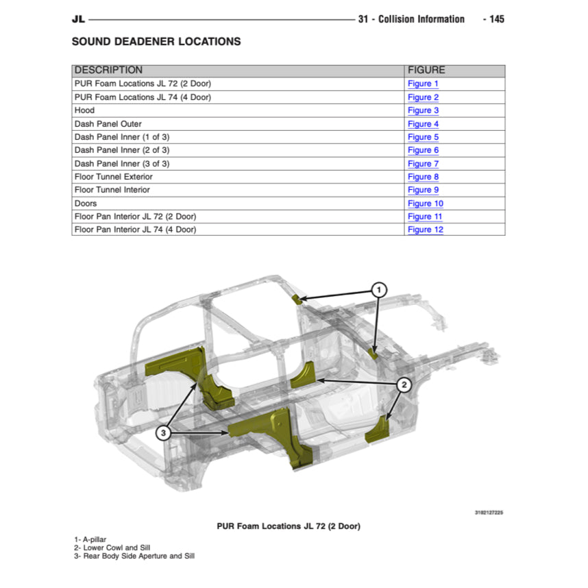 JEEP WRANGLER JL (2018+) SERVICE WORKSHOP MANUAL