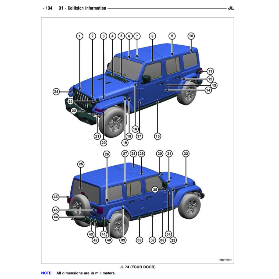 JEEP WRANGLER JL (2018+) SERVICE WORKSHOP MANUAL