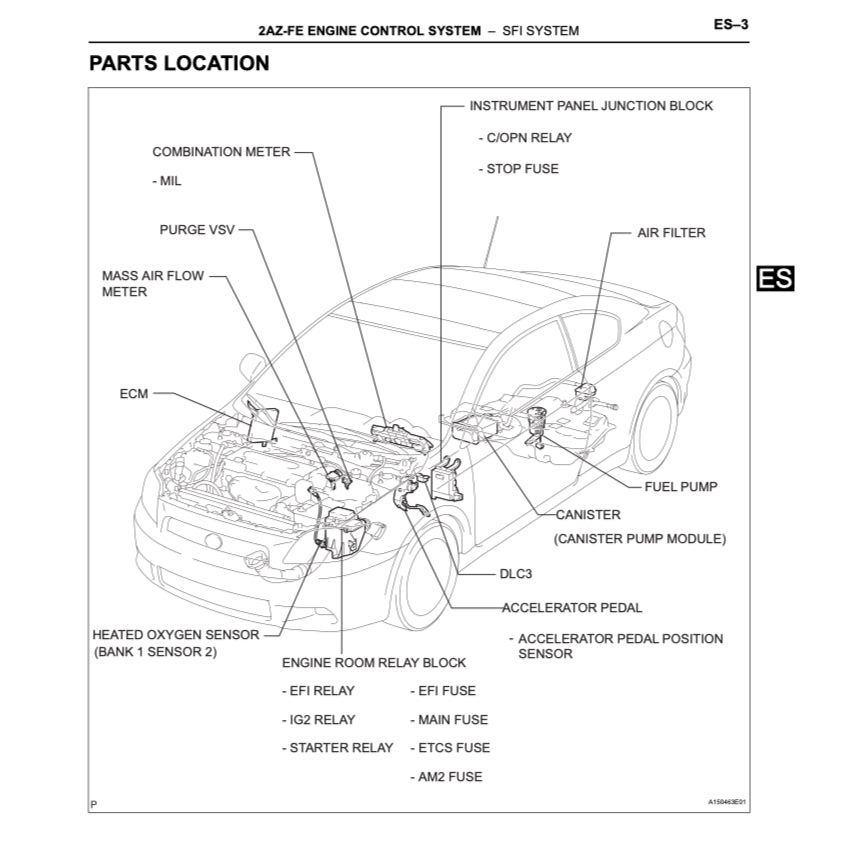 TOYOTA SCION TC ANT10 (2004-2010) SERVICE WORKSHOP MANUAL