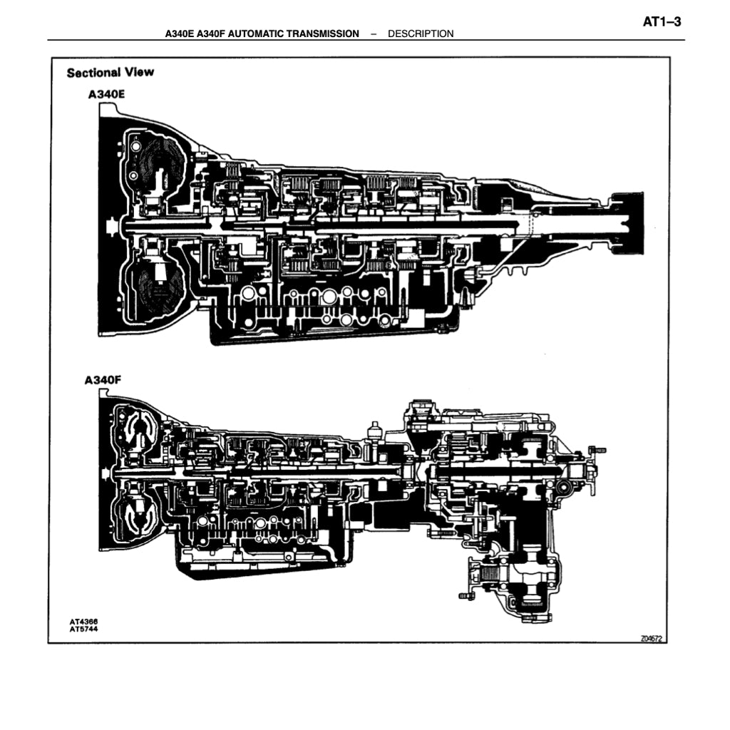 TOYOTA 4RUNNER N120/N130 (1990-1995) SERVICE WORKSHOP MANUAL