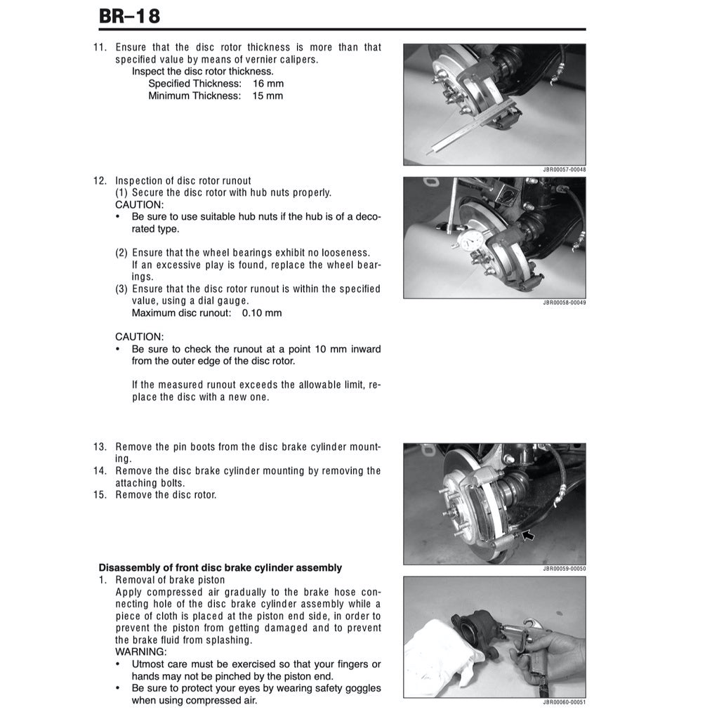 DAIHATSU TERIOS J100 (1997-2006) SERVICE WORKSHOP MANUAL