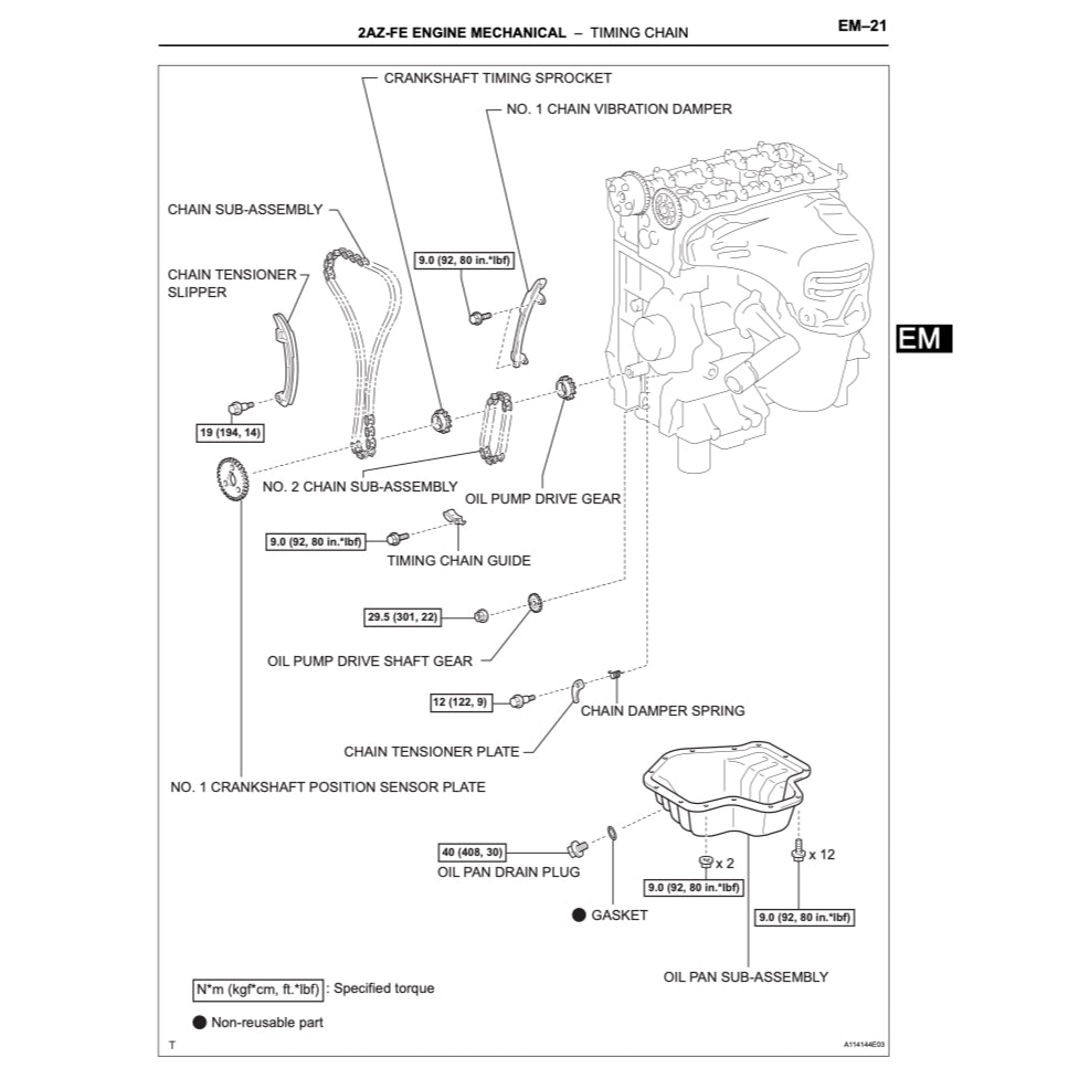 TOYOTA SCION TC ANT10 (2004-2010) SERVICE WORKSHOP MANUAL