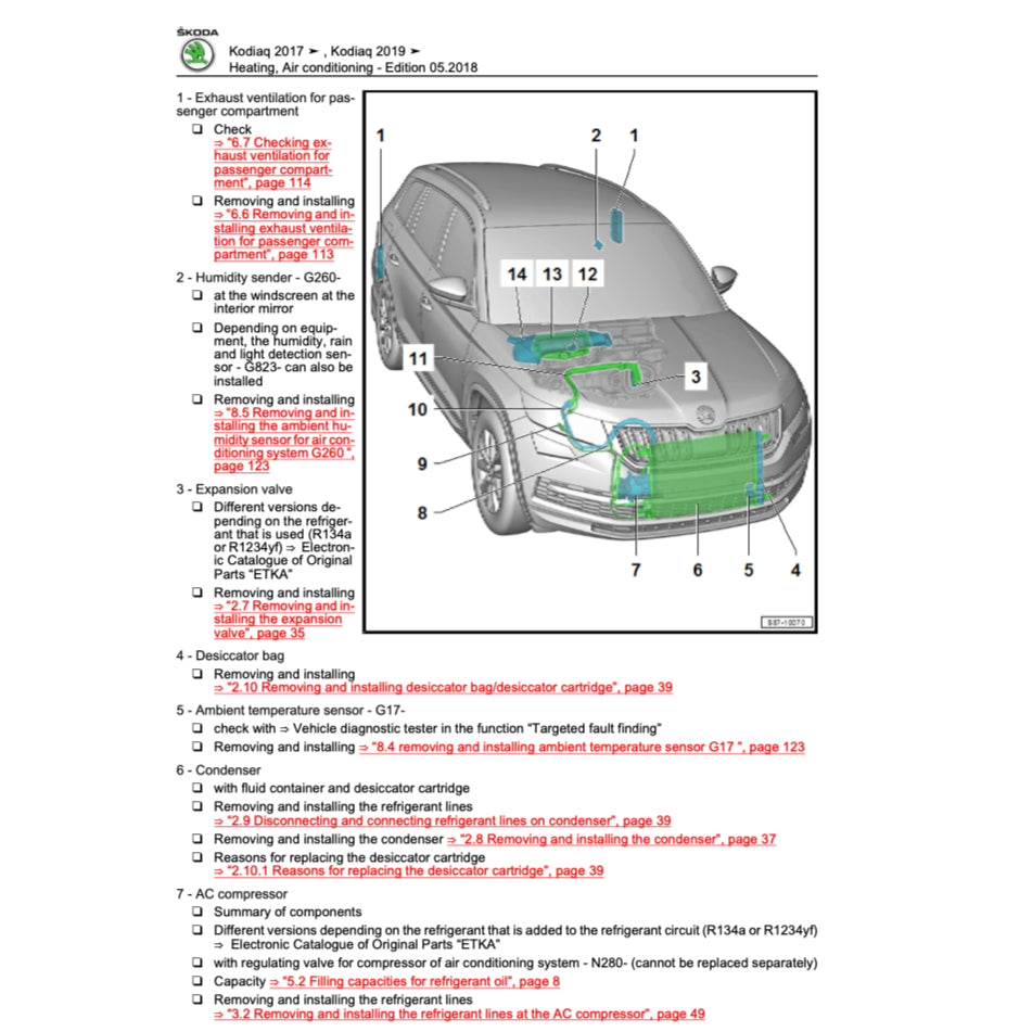 SKODA SUPERB B8-3V (2015+) SERVICE WORKSHOP MANUAL