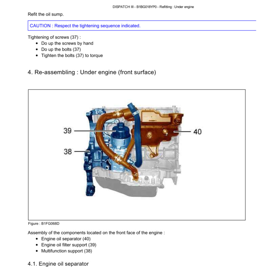PEUGEOT BOXER 2 (2006-2014) SERVICE WORKSHOP MANUAL