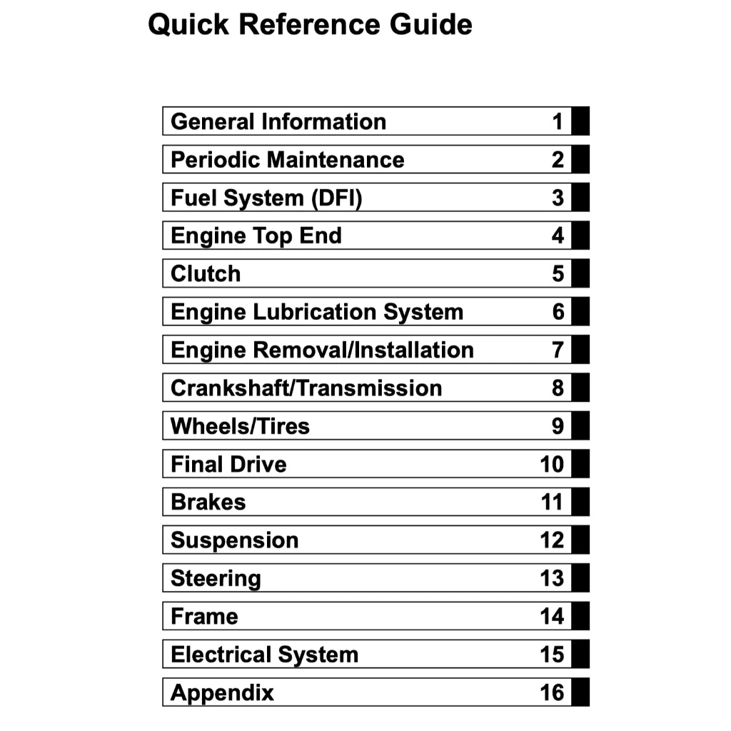 KAWASAKI W800 (2011-2020) SERVICE WORKSHOP MANUAL + PARTS CATALOGUE + OWNER'S MANUAL