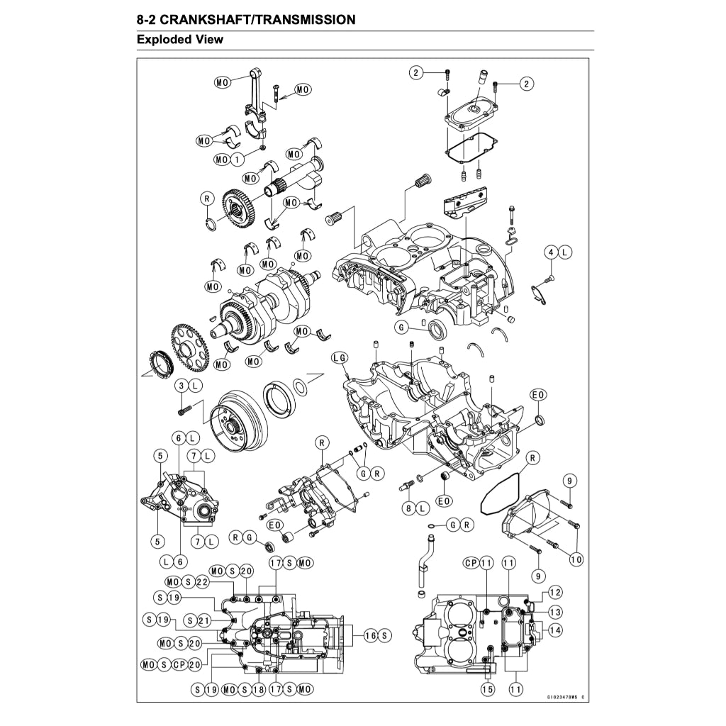 KAWASAKI W800 (2011-2020) SERVICE WORKSHOP MANUAL + PARTS CATALOGUE + OWNER'S MANUAL