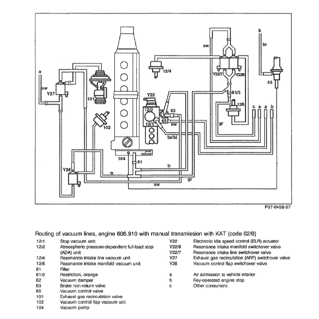 MERCEDES-BENZ ENGINE OM605 OM606 SERVICE REPAIR MANUAL